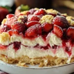 Strawberry Cheesecake Dump Cake