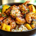 Tropical Shrimp Rice Bowl
