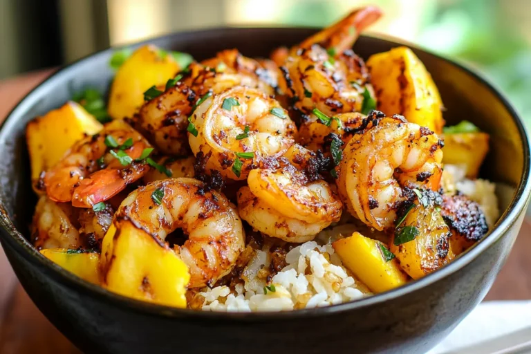 Tropical Shrimp Rice Bowl