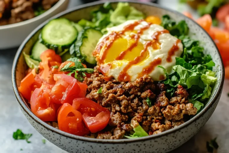 griddle hamburger bowls