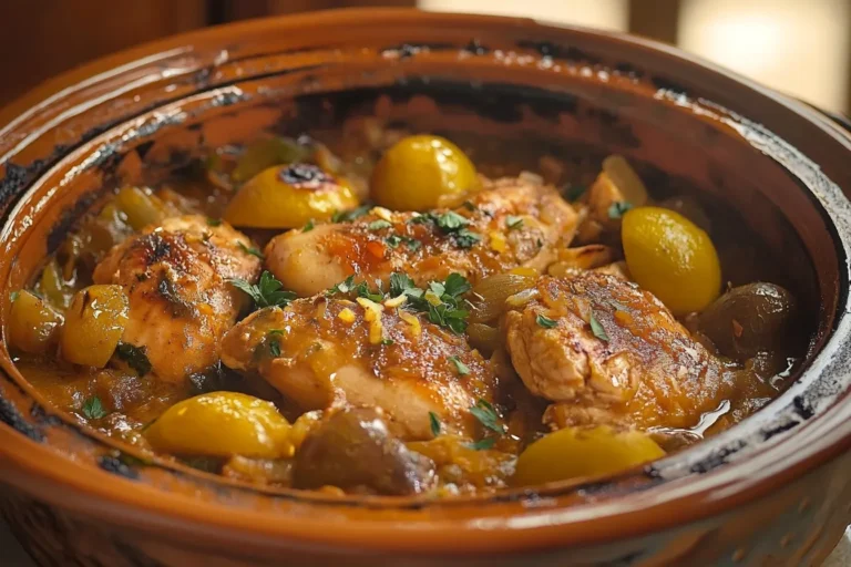 how to make moroccan chicken tajine