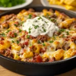 loaded cheesy skillet meals