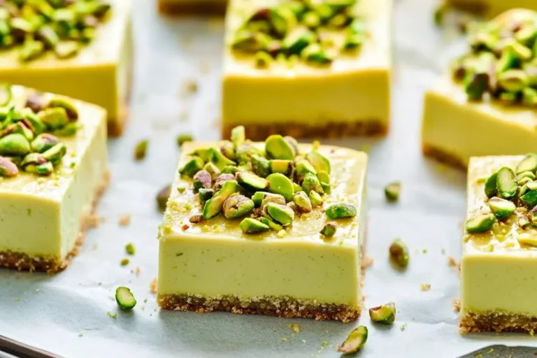 pistachio-flavored desserts