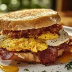 supercharged breakfast sandwich