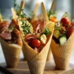 No-Mess Lake Day Charcuterie Cones