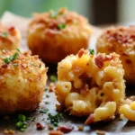 Smoked Mac and Cheese Bites with Bacon Crust