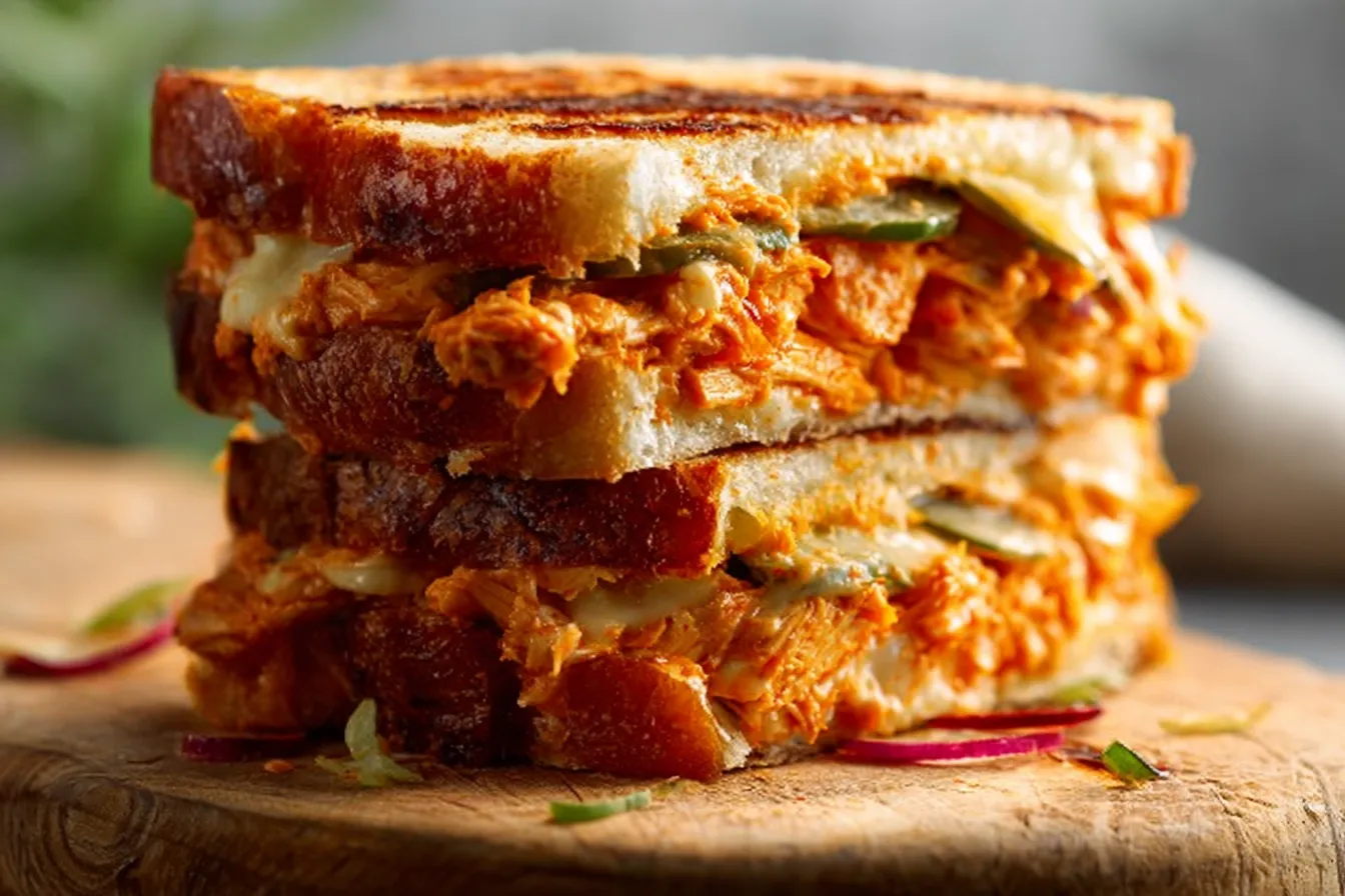 Buffalo Chicken Grilled Sandwich