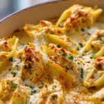 Chicken Alfredo Stuffed Shells