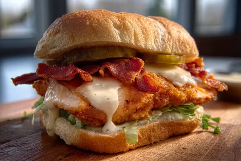 Chicken Bacon Ranch Sandwich