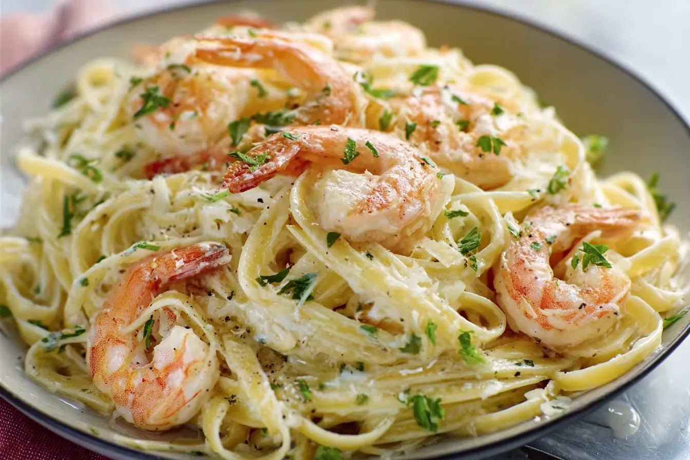 Creamy Shrimp Scampi Pasta