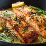 Garlic Butter Salmon Skillet