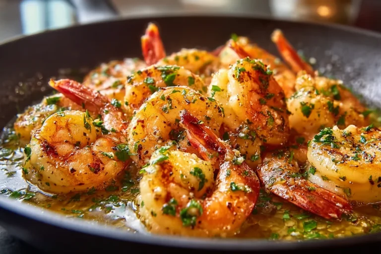 Garlic Butter Shrimp Skillet