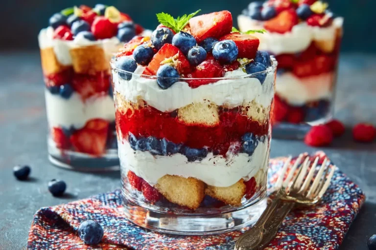 Red White Blue Trifle Cups