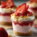 Strawberry Cheesecake Cups