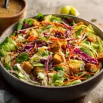 Asian Crunch Salad with Sesame Dressing