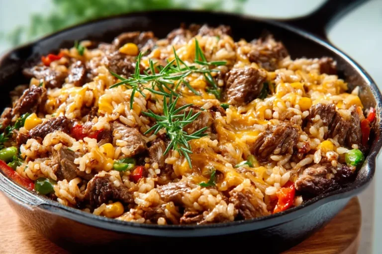 Beef & Rice Skillet Dinner