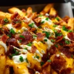 Cheesy Loaded Fries (Oven or Air Fryer)