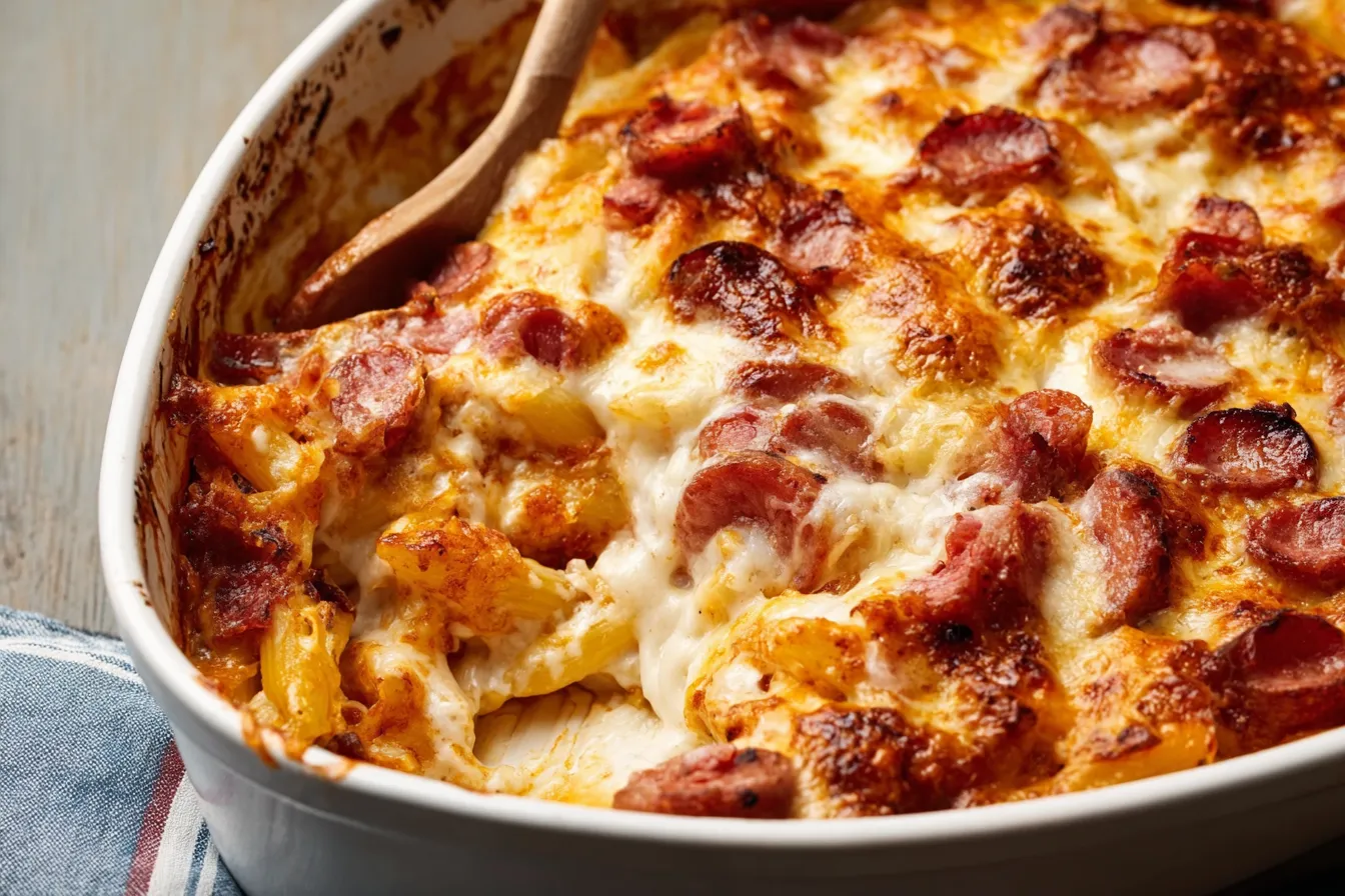 Cheesy Smoked Casserole for Family Dinners