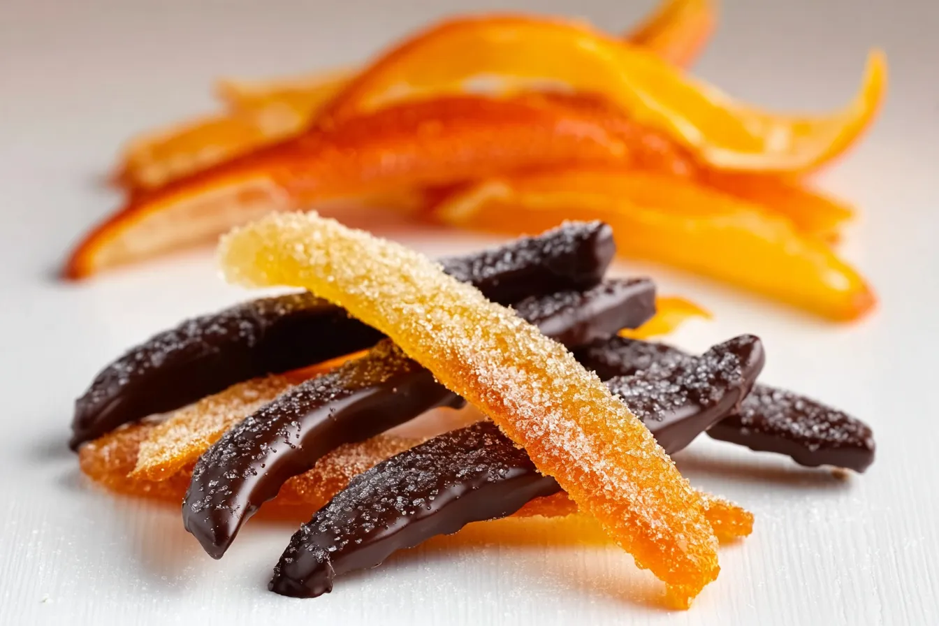 Chocolate-Dipped Candied Orange Peels