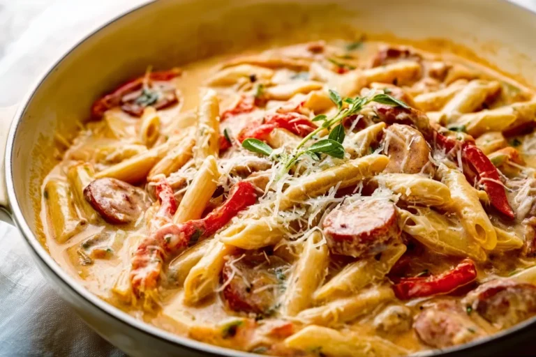 Creamy Cajun Sausage Pasta