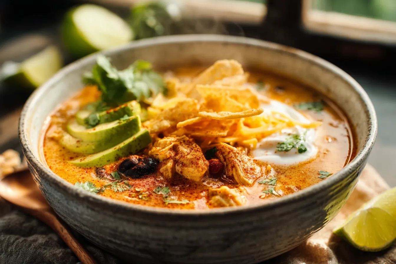 Creamy Chicken Tortilla Soup