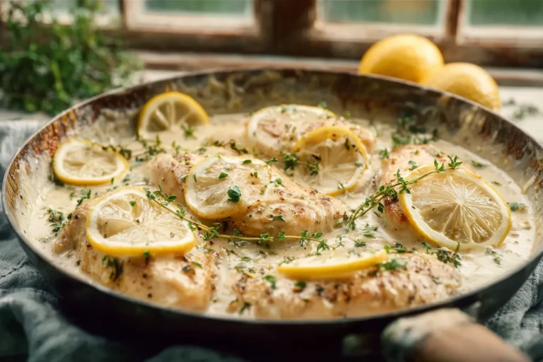 Creamy Lemon Chicken Skillet