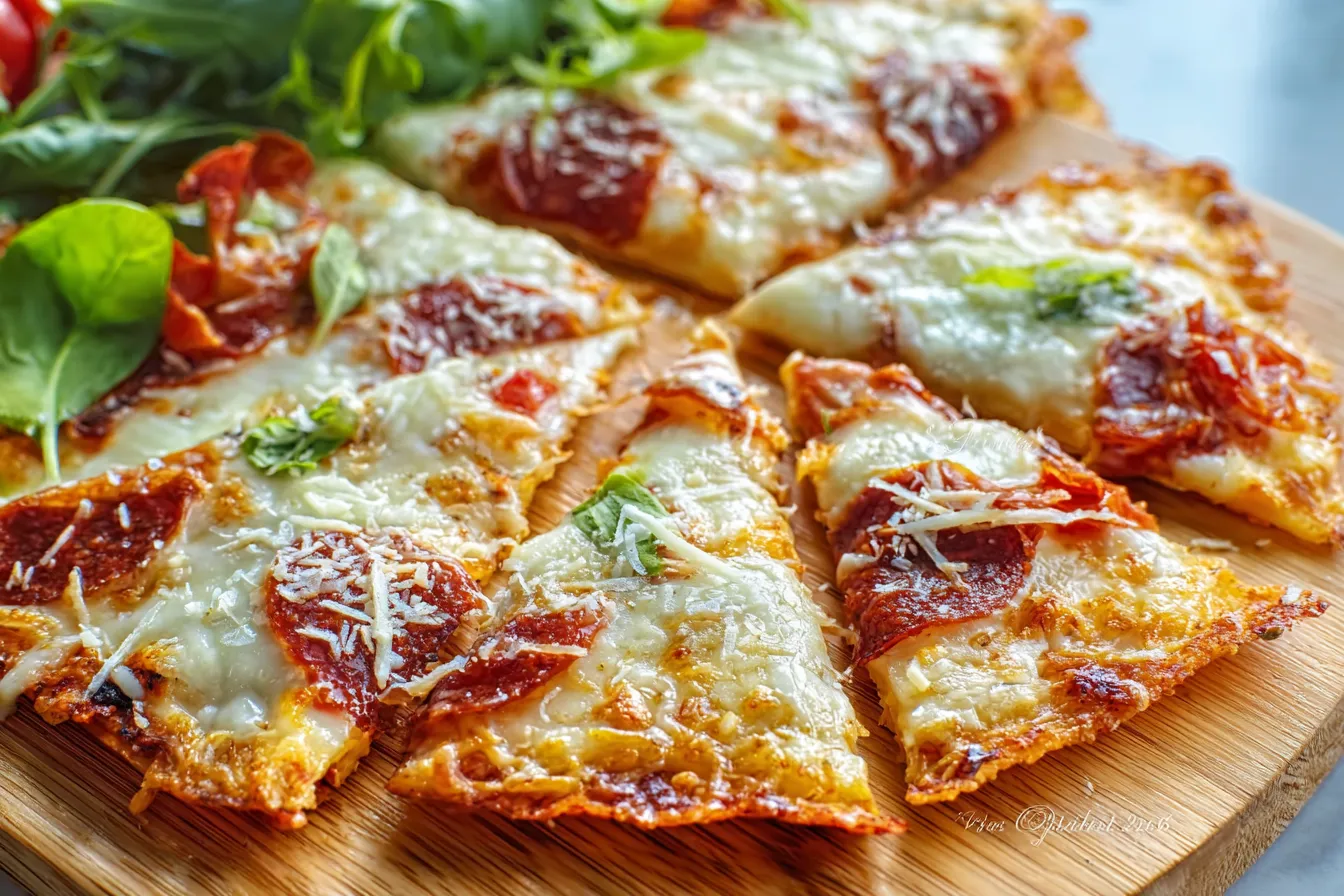 Crispy Tortilla Pizza