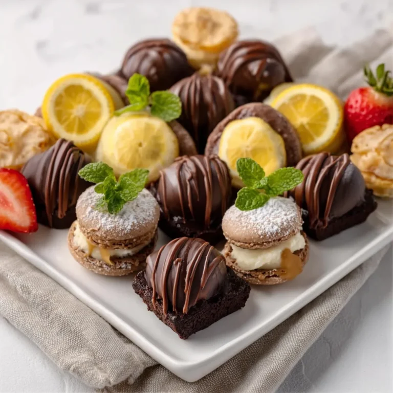 Dessert Bites Board Lemon & Chocolate