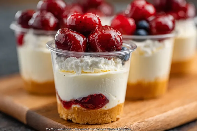 Easy Creamy Cheesecake Cups (No Oven)