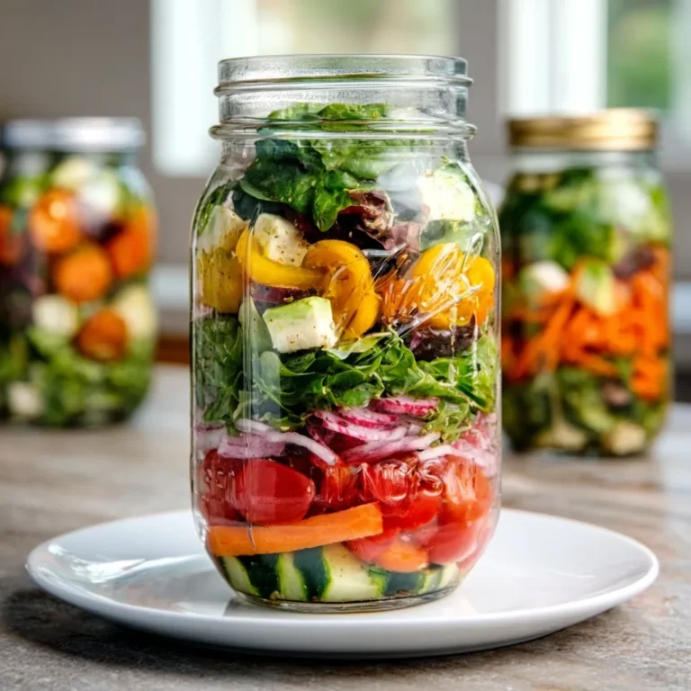Garden-Fresh Mason Jar Lunch Salads