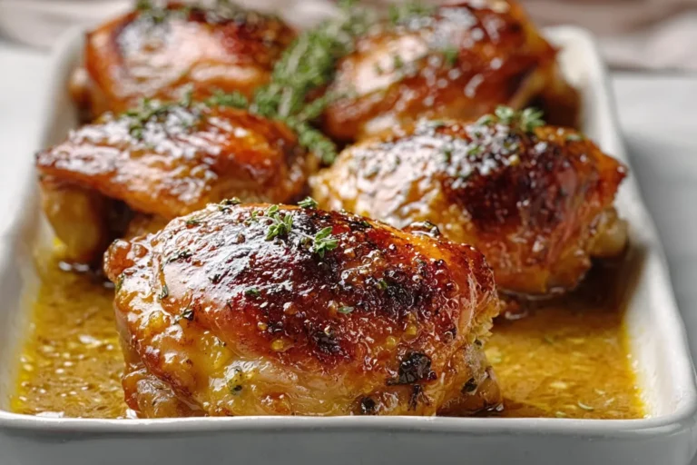 Honey Mustard Chicken Thighs
