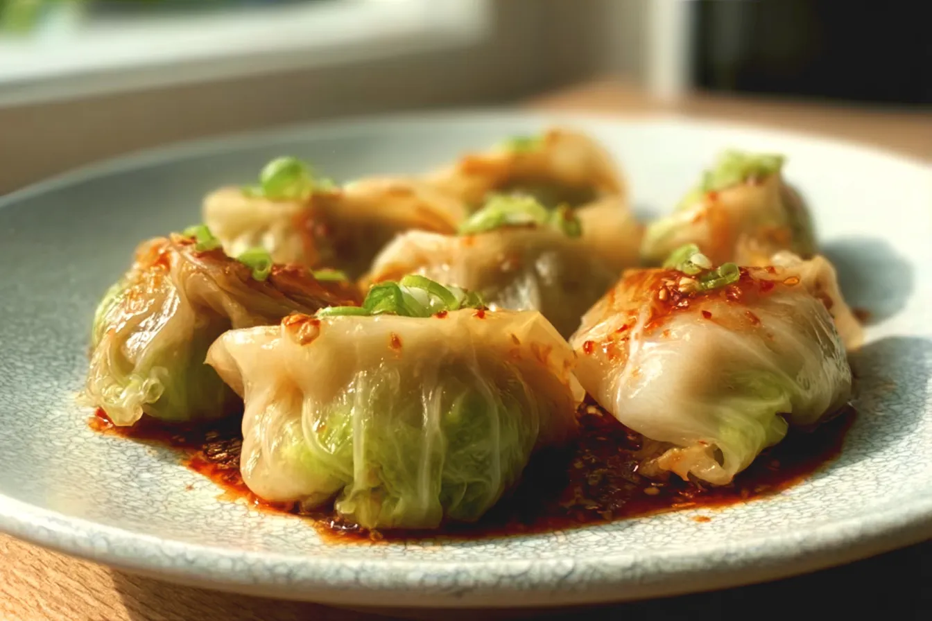 Korean-Style Cabbage Dumplings