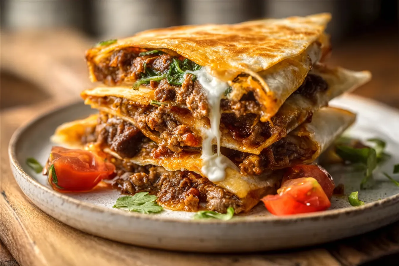 Loaded Beef Quesadilla Dinner