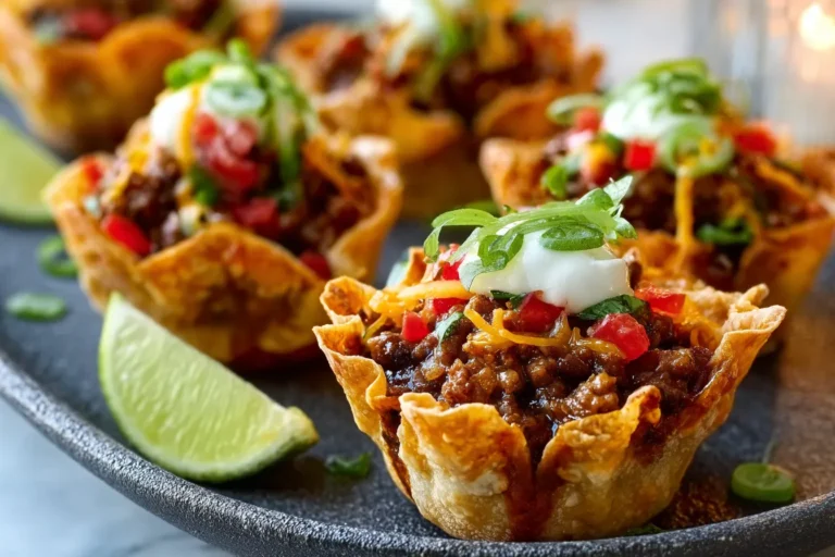 Mini Taco Cups (Party-Friendly Appetizer)