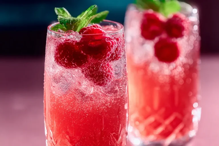Raspberry Galentine’s Mocktail (Easy & Pink)