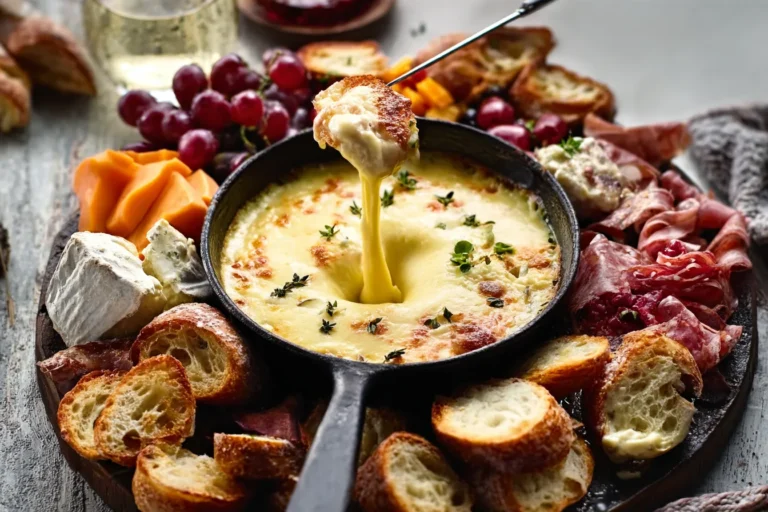Sheet Pan Fondue Dip for Parties