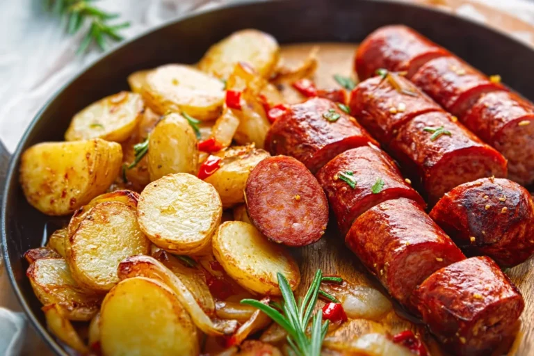 Smoked Sausage & Potatoes with Crispy Edges