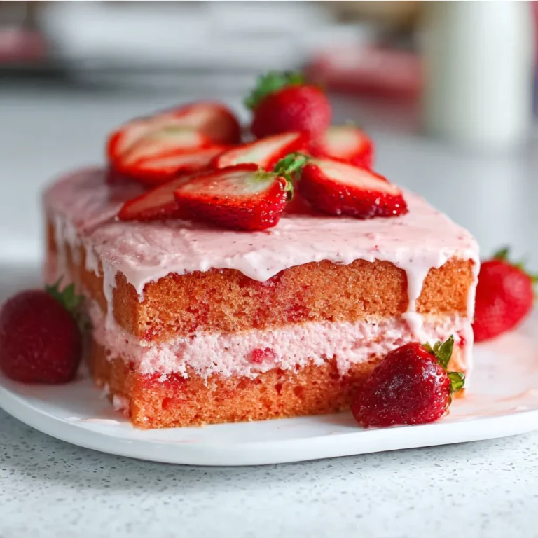 Strawberry Rosé Cake for Galentine’s Day