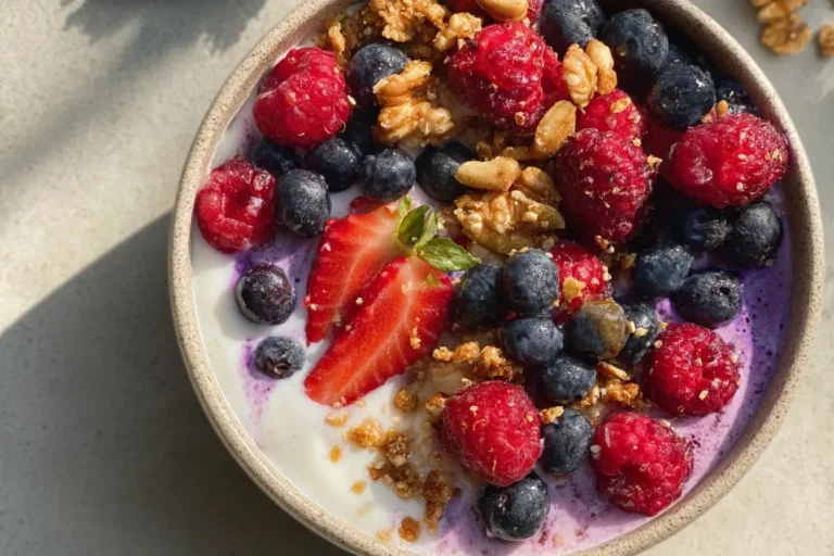 Sweet Berry & Honey Yogurt Bowl