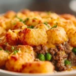 Tater Tot Casserole with Ground Beef