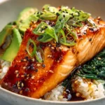 Teriyaki Salmon Rice Bowls