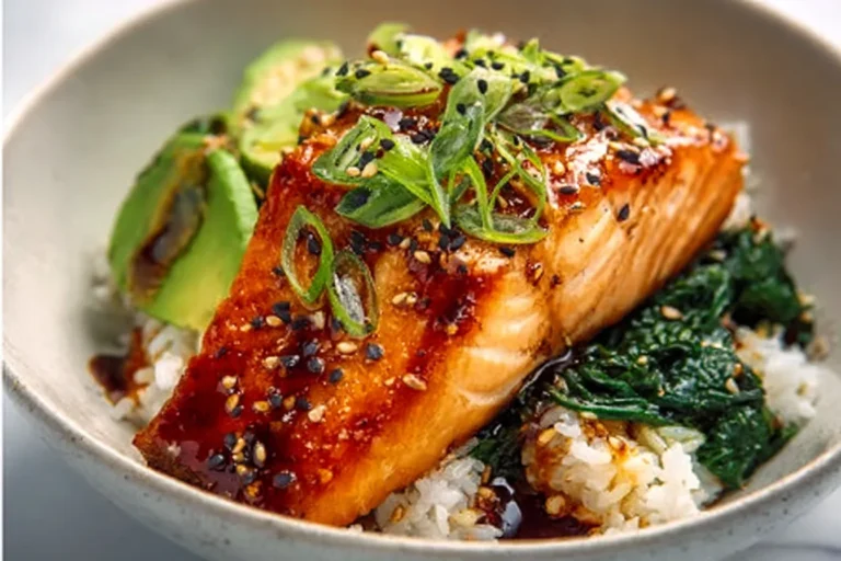 Teriyaki Salmon Rice Bowls