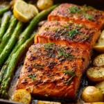 15-Minute Healthy Salmon with Asparagus (One Pan Meal)