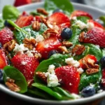 15-Minute Strawberry Spinach Salad