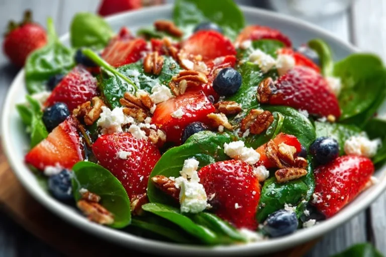 15-Minute Strawberry Spinach Salad