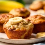 3-Ingredient Banana Bread Muffins