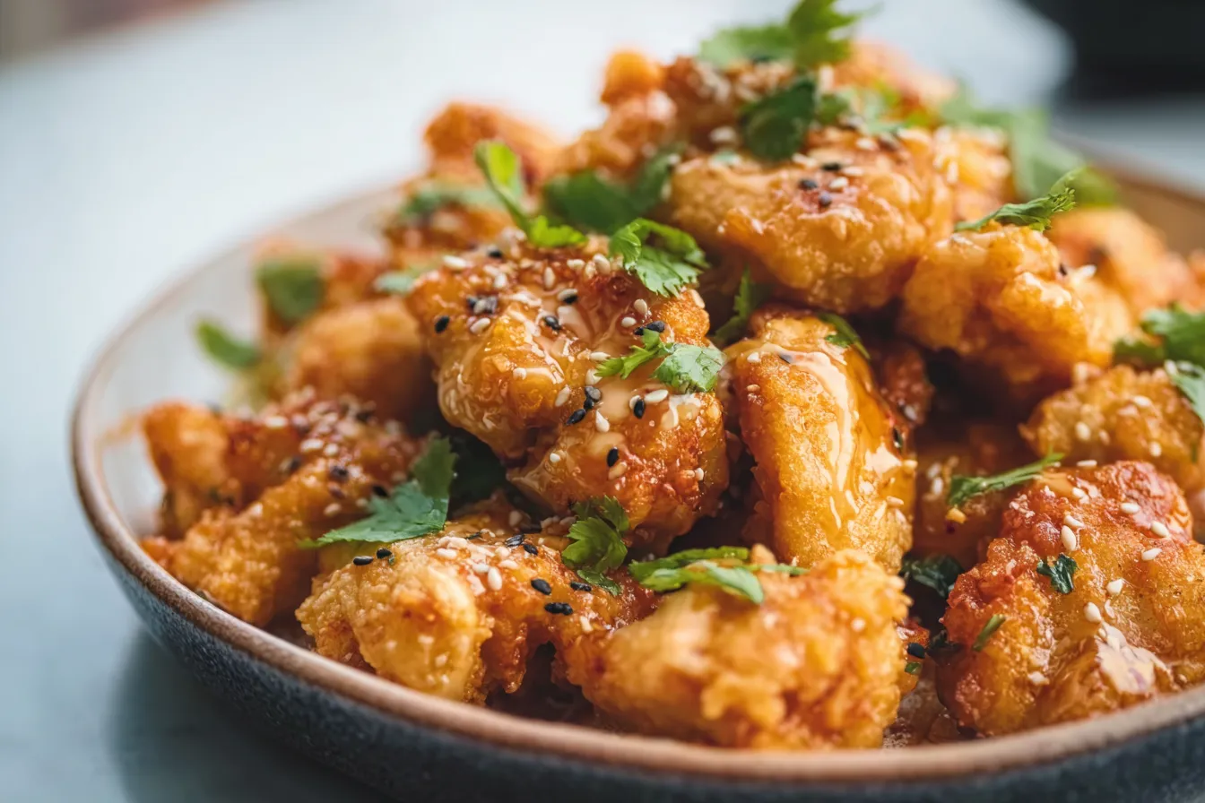 Air Fryer Bang Bang Chicken Bites