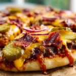 BBQ Bacon Cheeseburger Pizza