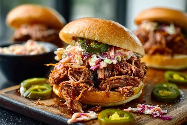 BBQ Ranch Pulled Pork Sandwiches