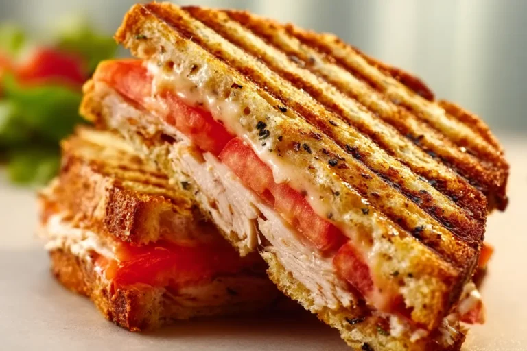 BBQ Ranch Turkey Panini